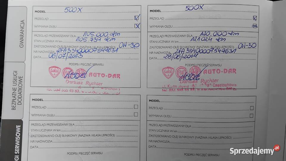 FIAT 500X 16 Samochody osobowe Żywiec