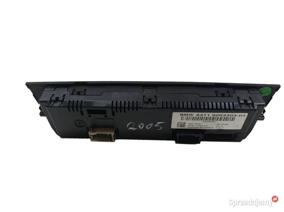 PANEL NAWIEWU 9263303 Bmw X1 I 20092015 E84