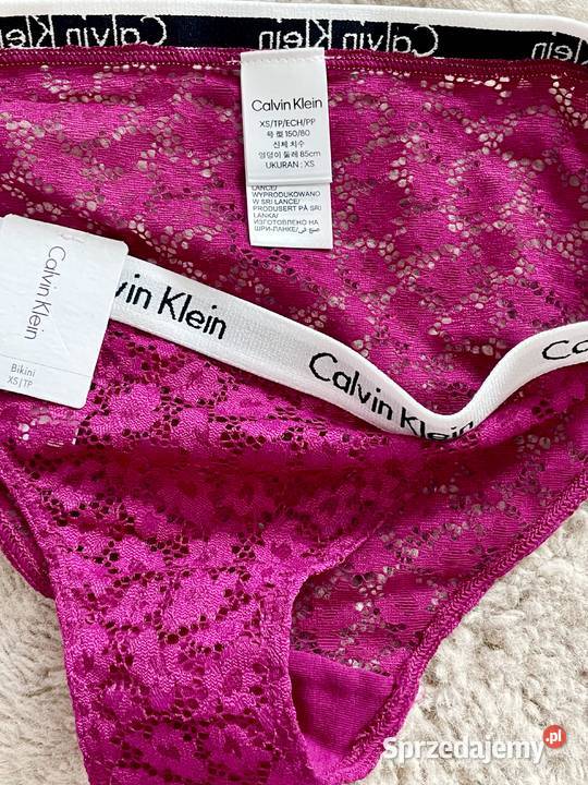 Calvin Klein Majtki figi różowe r S Kraków
