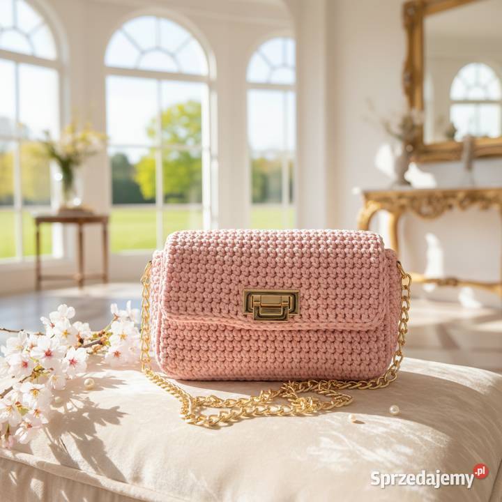 Elegancka torebka Handmade luksusowe wnętrze Torby i torebki Kraków