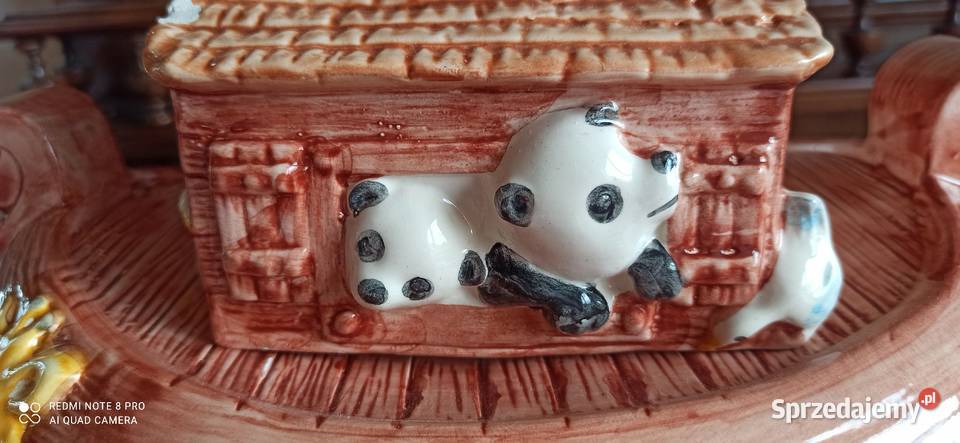 Niezwykła duża ceramiczna waza Arka Noego Gdańsk