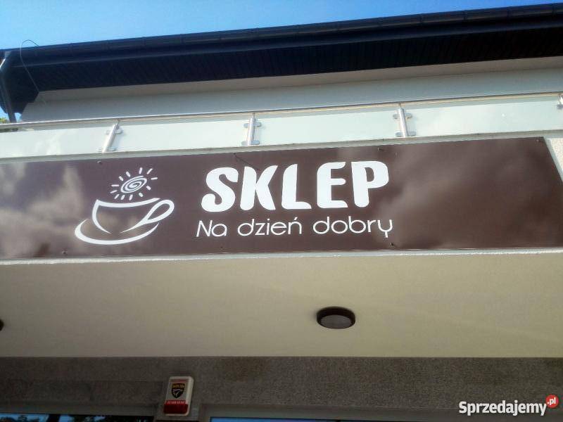Szyld sklepowy DIBOND duży Sprzedam FV Reklama Błonie