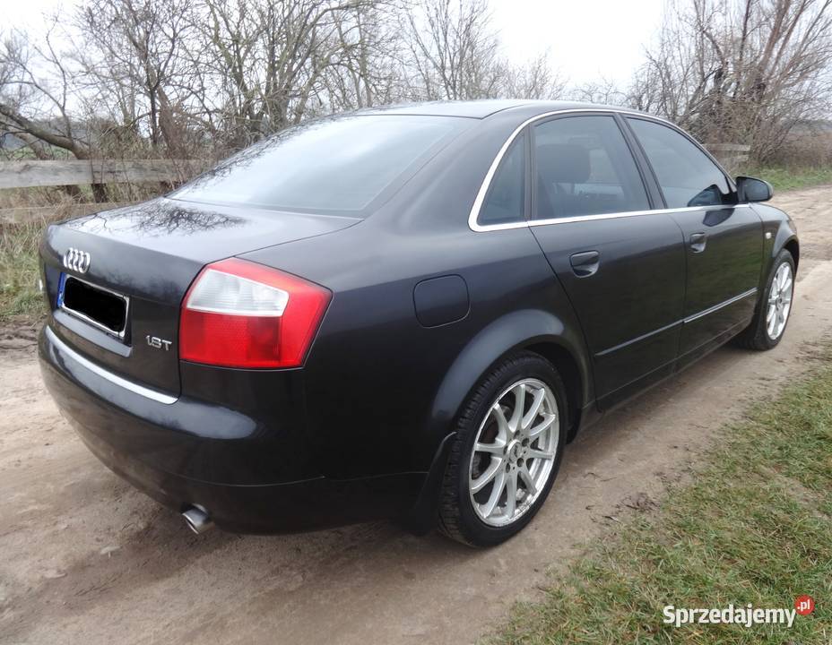 Audi A4 B6 18T 2002 LPG 163hp sedan czarna Alu Nur