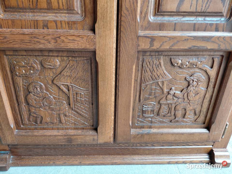 wysoka komoda rzeżbiona 504 sprzedam