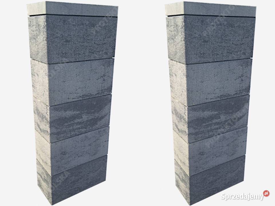 Pustak ogrodzeniowy słupkowy połówka murek Zamość sprzedam