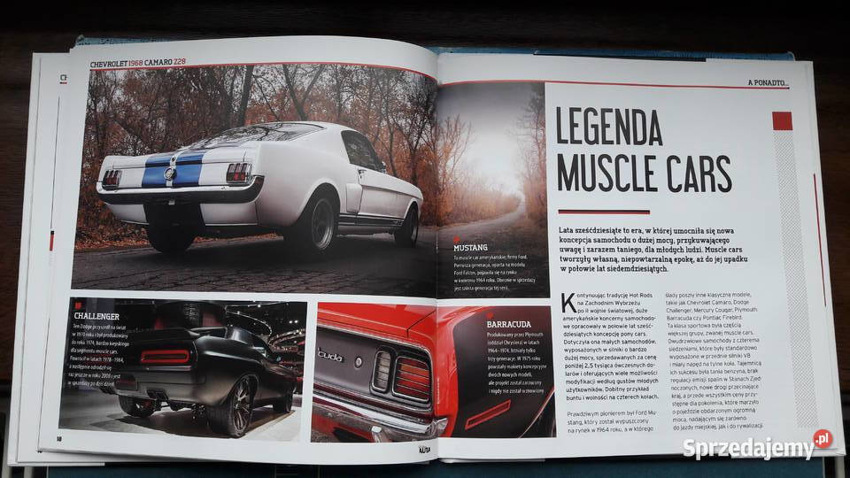 Książeczka kultowe auta Chevrolet 1968 Camaro Głuchołazy