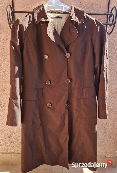 Damski PŁASZCZ marki BOSS klasyczny42 LXL stan