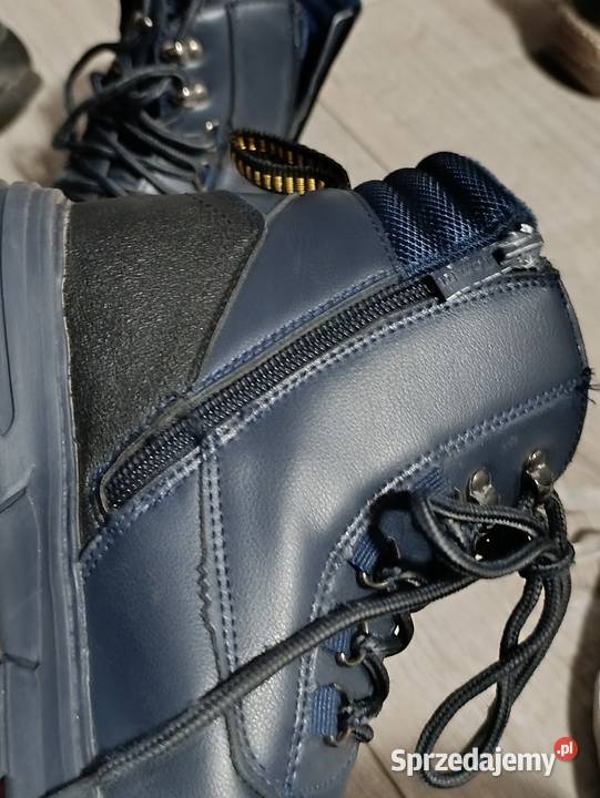 trampki chłopięce rozmiar 38 zimowe ciemny Trzewiki i półbuty Obuwie