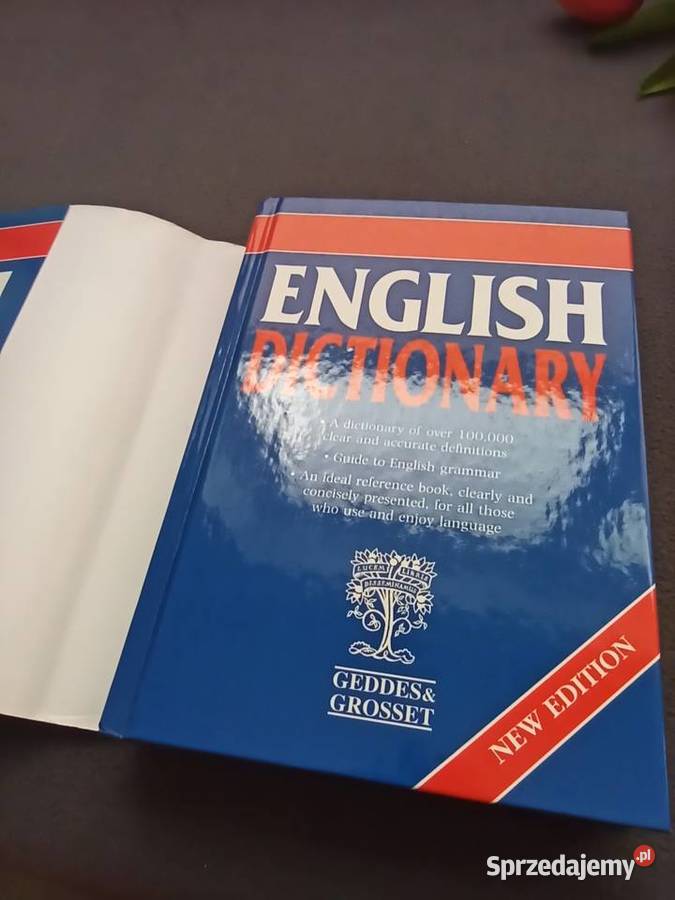 English Dictionary Geddes Grosset Edition Książki do nauki języka obcego Warszawa