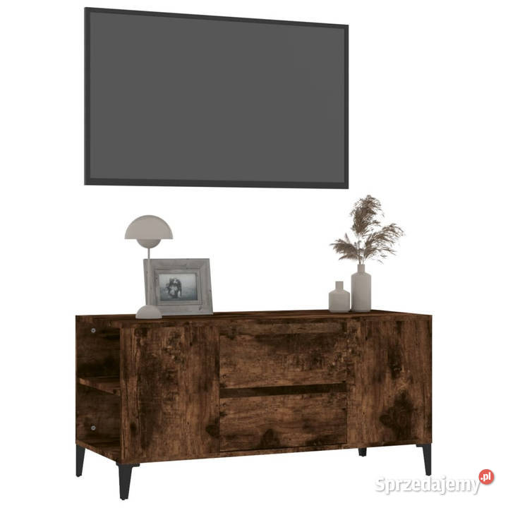 Szafka pod TV przydymiony dąb 102x445x50 Szafki mazowieckie Warszawa
