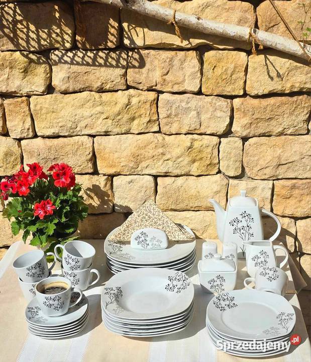 Zestaw obiadowy 38 el VC229 NOWY Wyposażenie wnętrz lubelskie