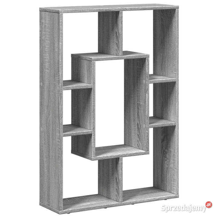 Regał szary dąb sonoma 63x20x90 materiał Warszawa