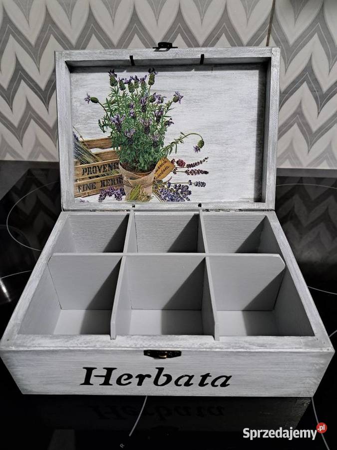 Herbaciarka 6 lawenda różne wzory decoupage Kędzierzyn-Koźle