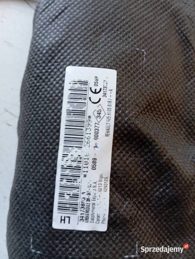 DACIA SANDERO PODUSZKA FOTELA KIEROWCY Kobylnica