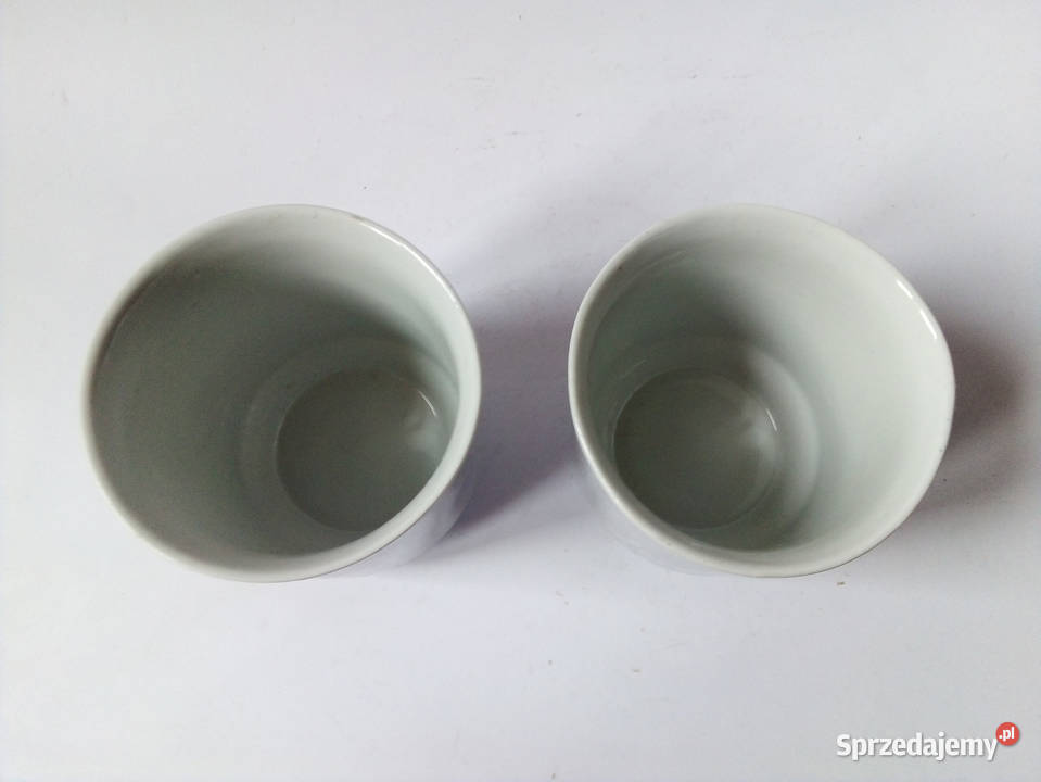 dwa marmurkowe kubki Chodzież vintage PRL śląskie Częstochowa sprzedam