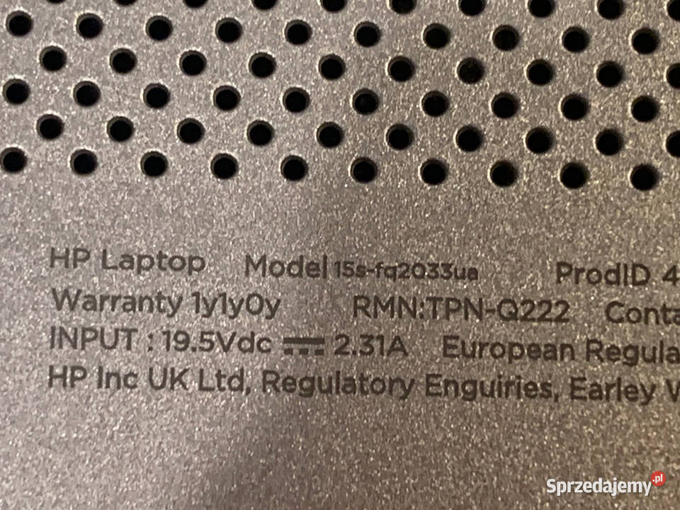 Laptop HP 15sfq2033ua 156 FHD i51135G7 16512 GB Intel Core i5 mazowieckie