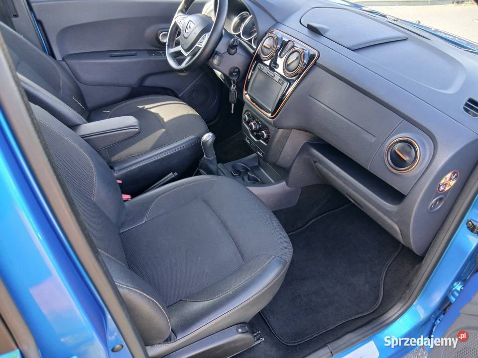 Dacia Lodgy stepway 7 osobowa 130tyśkm z Niemiec skórzana tapicerka Samochody osobowe Kotlin