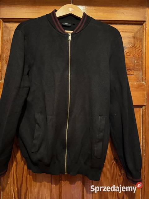 Sweter męski L Carry na zamek z bawełny czarny z Rozmiar L Częstochowa sprzedam