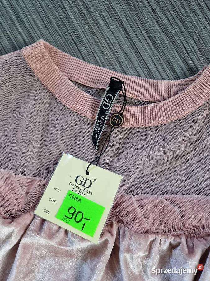 Bluzka w kolorze pudrowego różu różowy Nowogard sprzedam