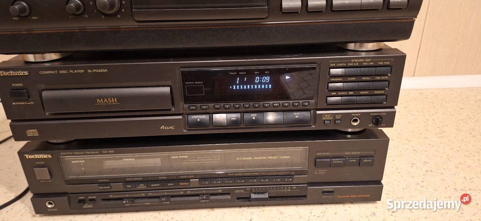 Sprzedam zestaw Technics Amplitunery pomorskie Gniew