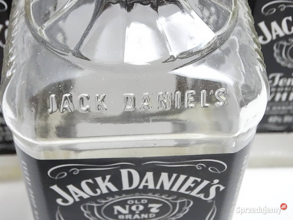 Puste Butelki Jack Daniels 1L Zestaw 7 Sztuk Old lubelskie Biłgoraj