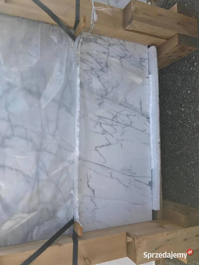 Marmur Włoski Statuarietto Stopnie Parapety Dom i Ogród Poskwitów sprzedam
