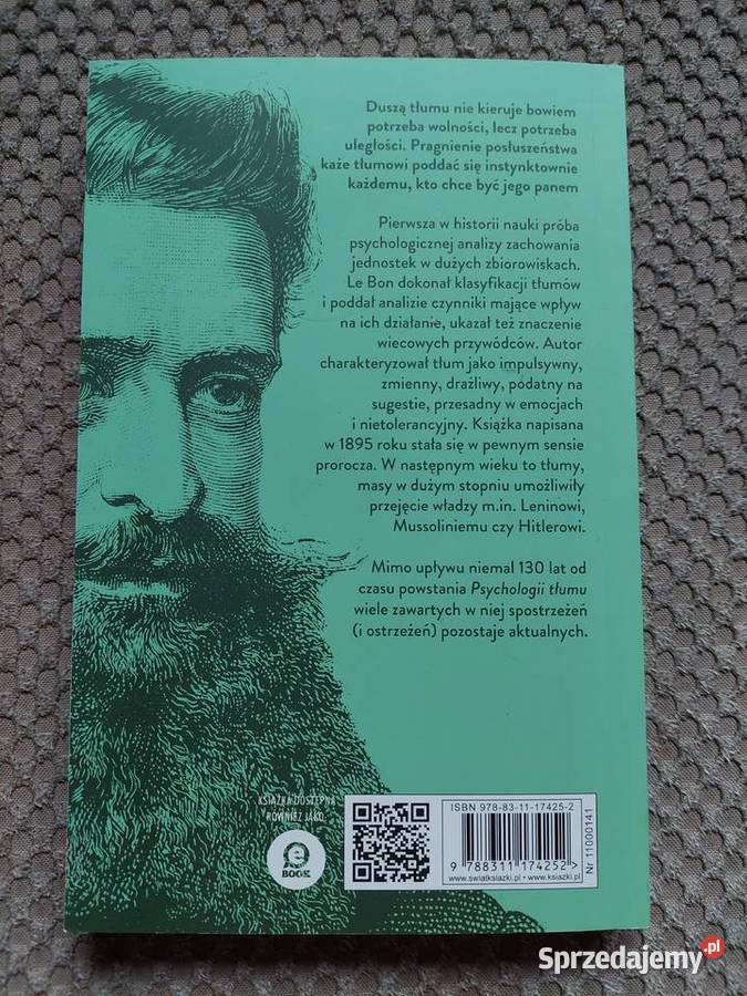 nowa Psychologia tłumu Gustave Le Bon miękka