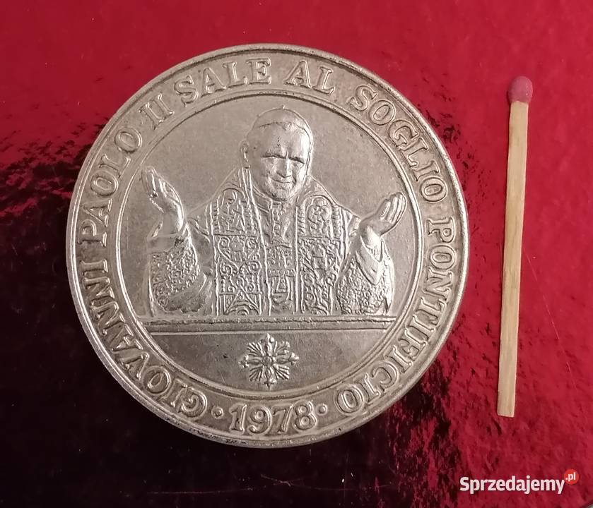 Jan Paweł II Medalion moneta dolnośląskie Oleśnica
