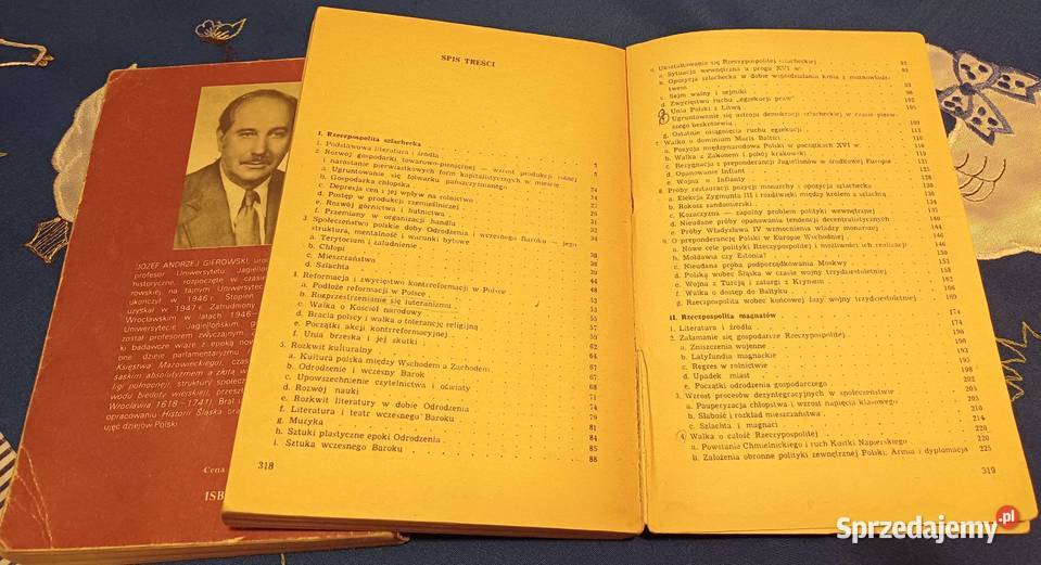 Historia Polski 15051764 1864 Józef Andrzej Książki i Podręczniki Kraków