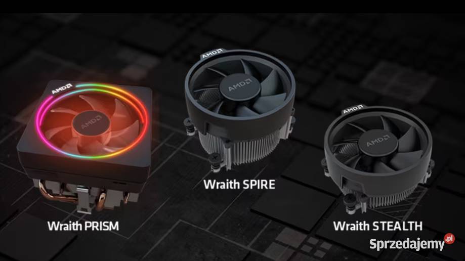 Chłodzenie AMD Wraith Stealth AM4 sprawne Pozostałe sprzedam