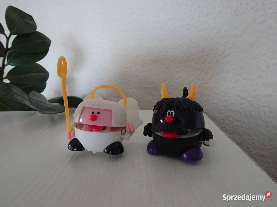 Anioł i diabeł nakręcane zabawki kpl 2 PRL