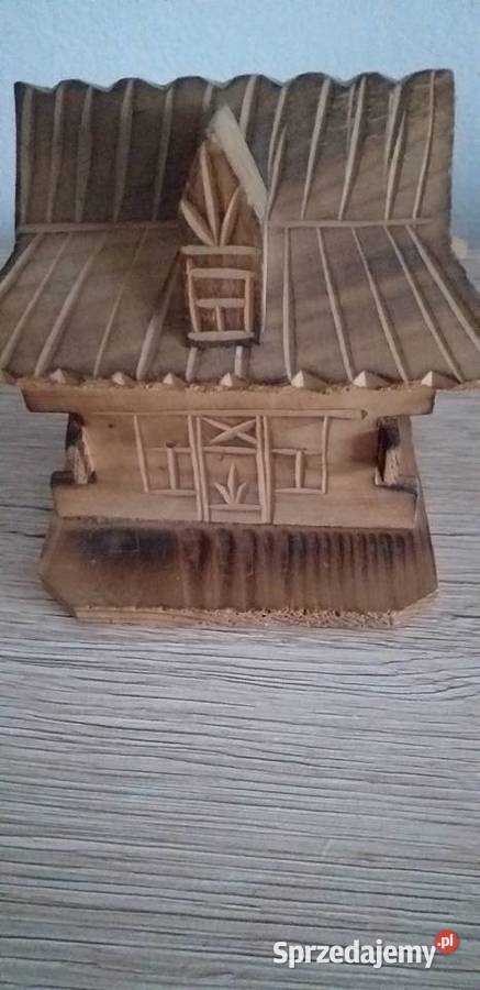 Domek drewniany skarbonka prl łódzkie Przedbórz sprzedam