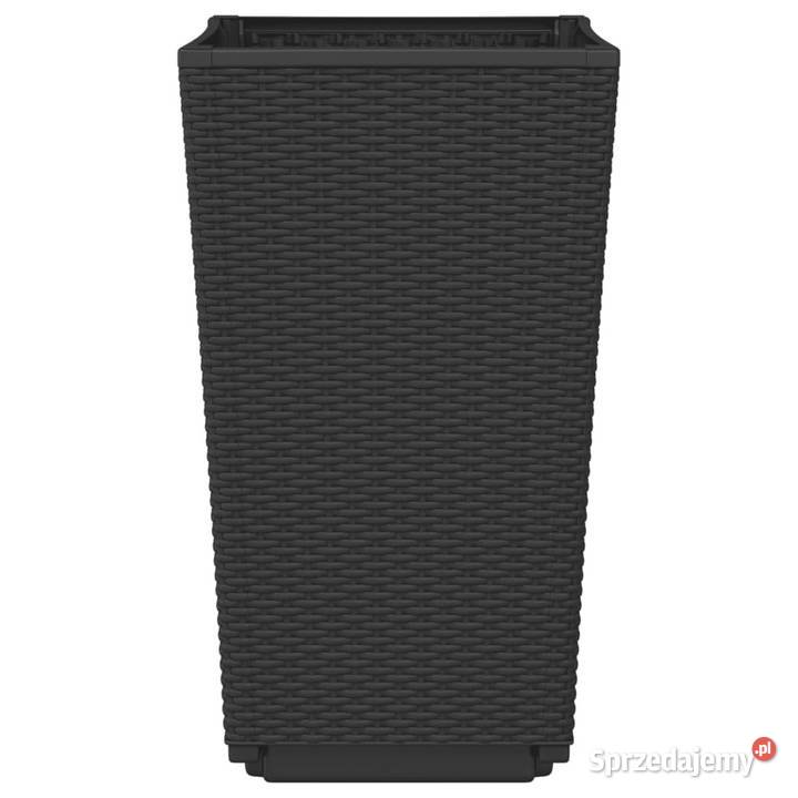 Donice ogrodowe 4 czarne 325x325x57 PP WM367853 Warszawa sprzedam