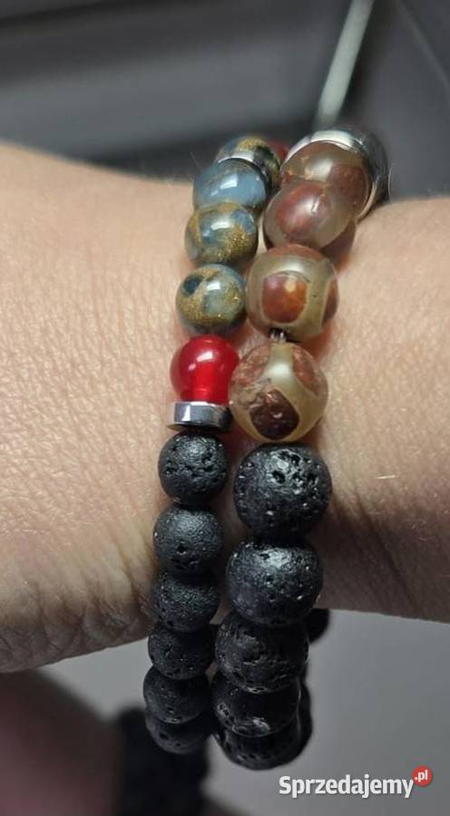 BRANSOLETKI DWIE SZTUKI RUNA TRIQUETRA STAL Gliwice sprzedam