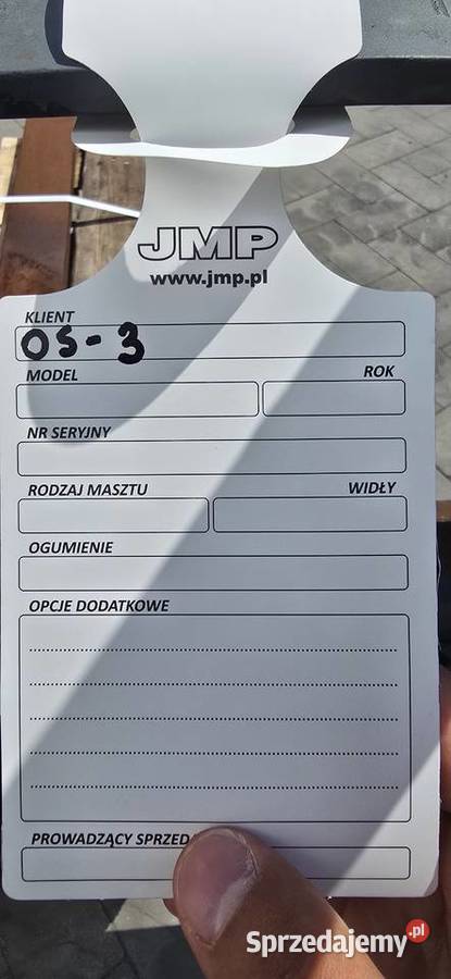 Paletyzer z przesuwem hydraulicznym Białystok sprzedam