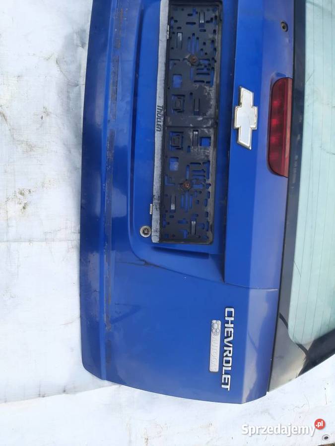 Chevrolet Lacetti Nubira klapa tylna z szybą 15U osobowe Ksawerów
