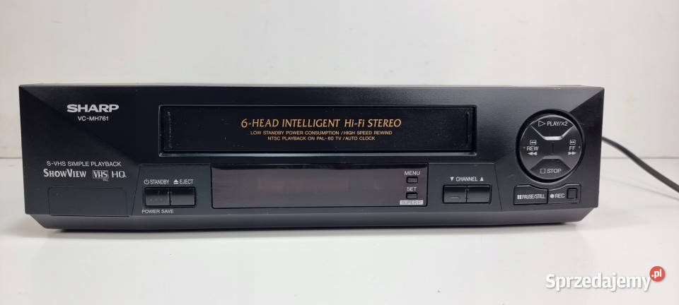 Video magnetowid SHARP VC MH 761 VCMH761 S VHS Międzychód