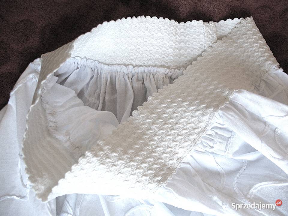 Spódniczka dziewczęca biała rozmiar 116 5 8 lat Siedlce sprzedam