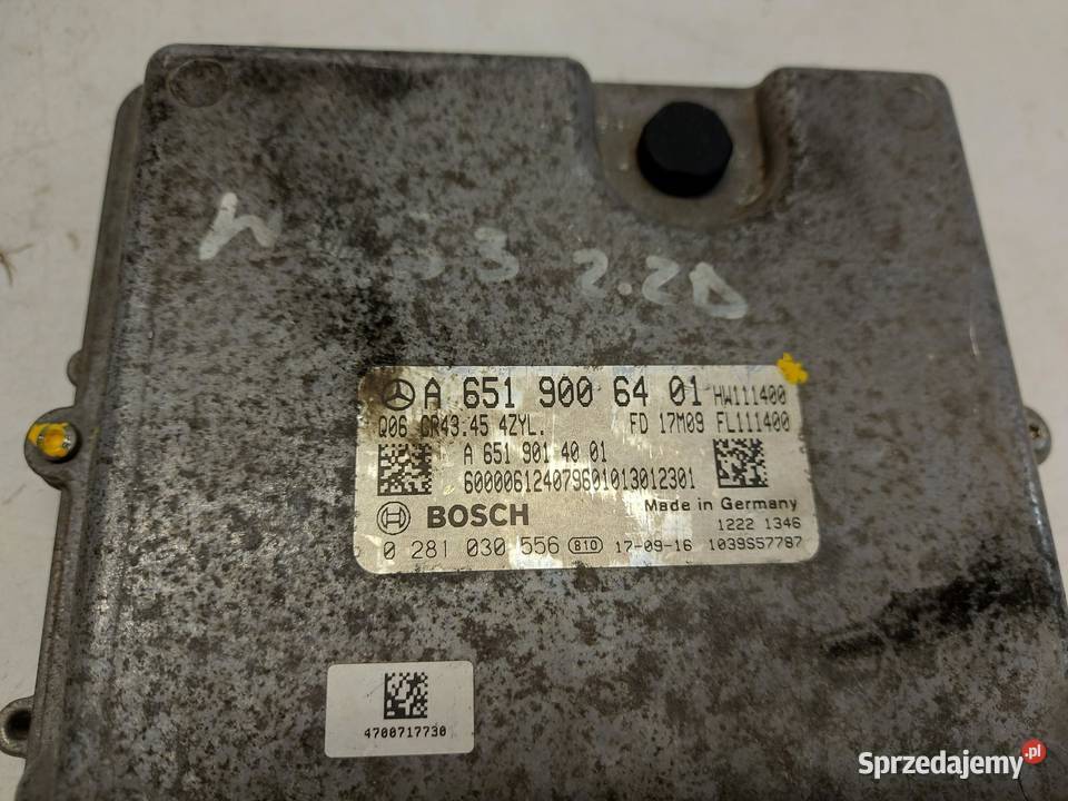 Mercedes W253 GLC 22 CDI Komputer sterownik ECU