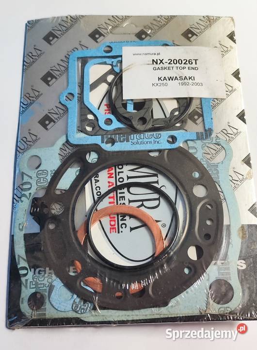 NAMURA KOMPLET USZCZELEK TOPEND NX20026T KX 250 Uszczelki silnika i osprzętu Zabrze sprzedam