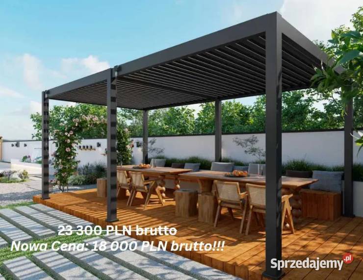 Pergola 3x4 i 4x6 antracyt promocja 10 400 i 18 Rzeszów