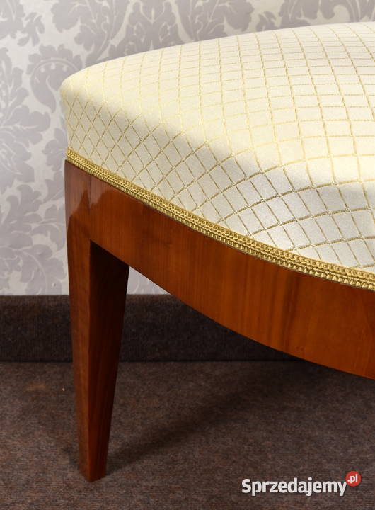 Dwa krzesła biedermeier czereśnia kopie politura