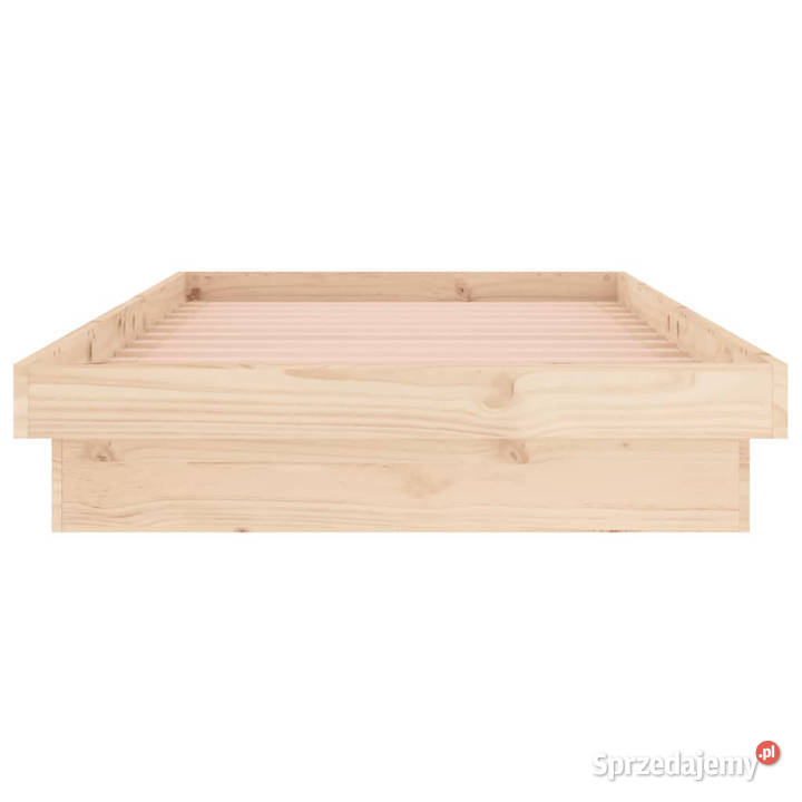 Rama łóżka z LED lite drewno 90 x 200 WM819957 Warszawa