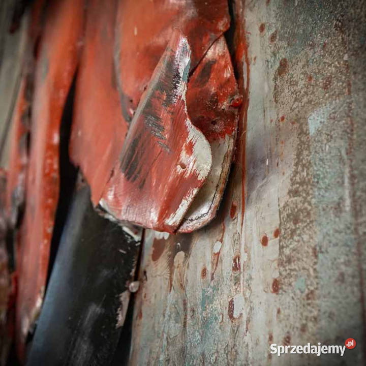 Obraz metalowy 3D LOFT DESZCZ 1 60x120 Chmielnik