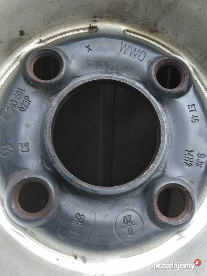 Koło 175x65r14 VW Golf Polo Jetta Passat 4x100 Włocławek