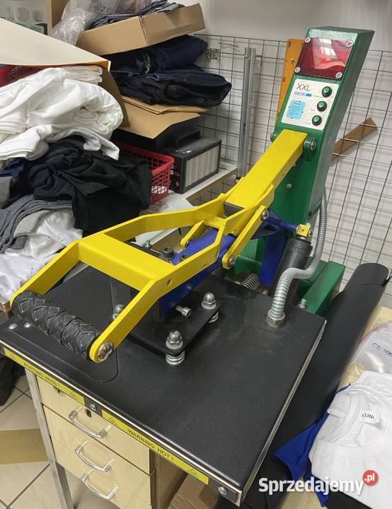 Termoprasa do nadruków prasa do termotransferu Produkcja Poznań