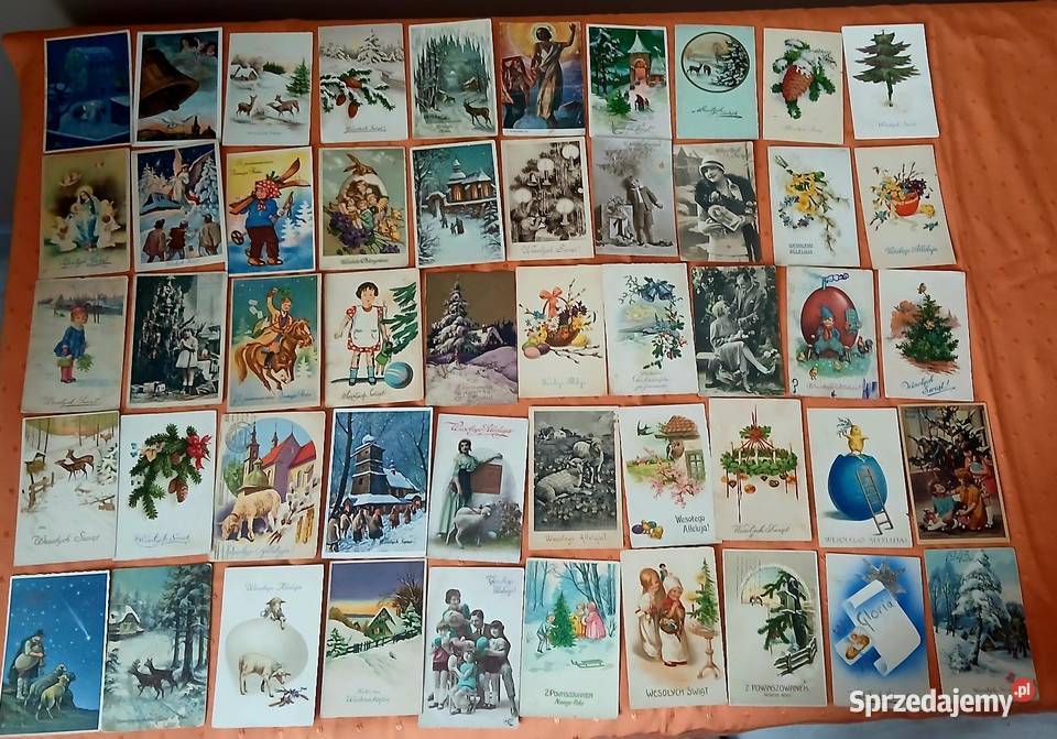 Kolekcjonerskie pocztówki kartki 1900 r sprzedam