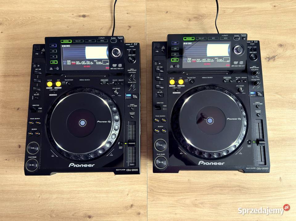 2x Pioneer CDJ 2000 100 Sprawne Pełnym Serwisie łódzkie Kutno