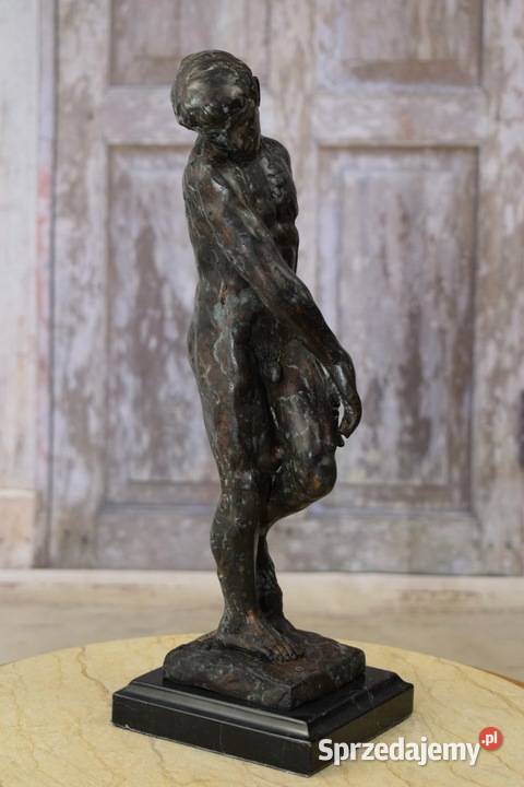 wg Auguste Rodin Adam Posąg Akt Mężczyzny Sygn Dekoracje ogrodowe małopolskie Kraków