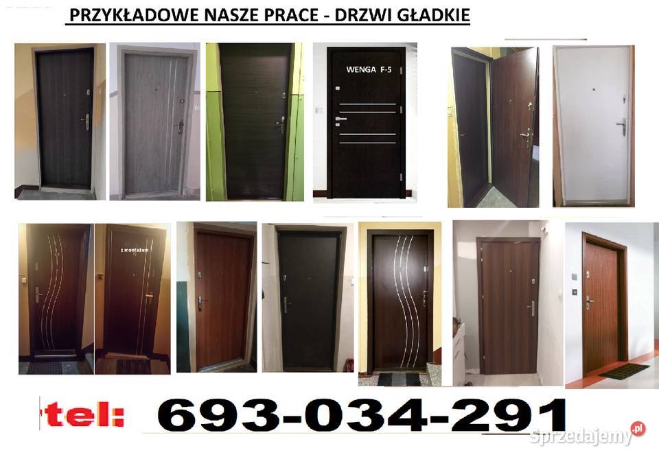 Drzwi ZEWNĘTRZNE z montażem wejściowe podkarpackie Tarnobrzeg